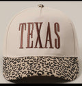 Texas Babe Leopard Cap